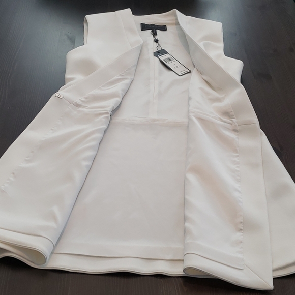 BCBG Maxazria vest blazer off white - Picture 4 of 8